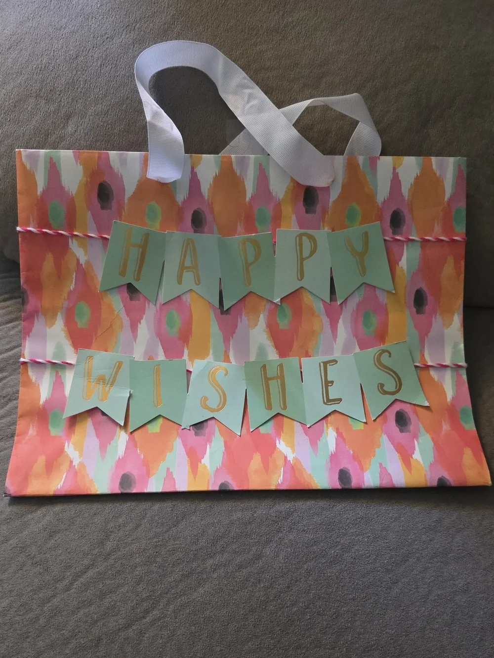 💚5/$20💚Happy Wishes Party Gift Bag - Multicolor